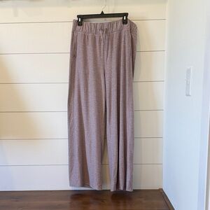 FLX Cozy Wide-Leg Lounge Pants in Lavender Size L